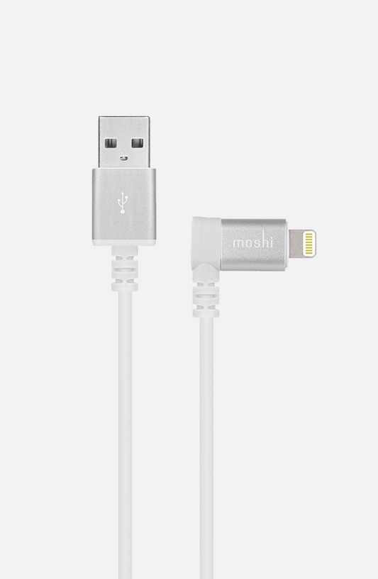 Moshi - Lightning to USB Cable with 90-degree connector 1.5m -Black - Airkart