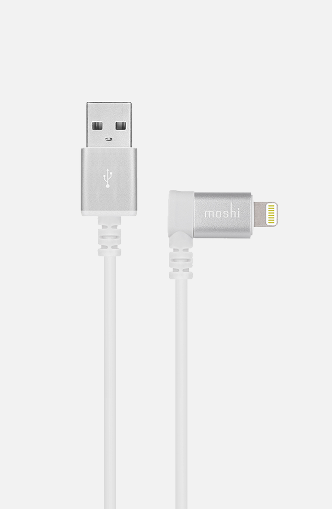 Moshi - Lightning to USB Cable with 90-degree connector 1.5m -Black - Airkart