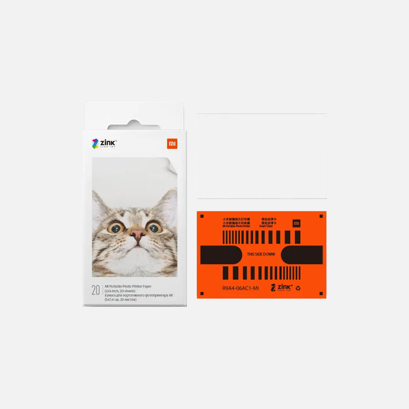 Mi Portable Photo Printer Paper (2x3inch, 20sheets)