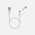 Mi 2-in-1 USB Cable (Micro USB to Type C) 100 cm