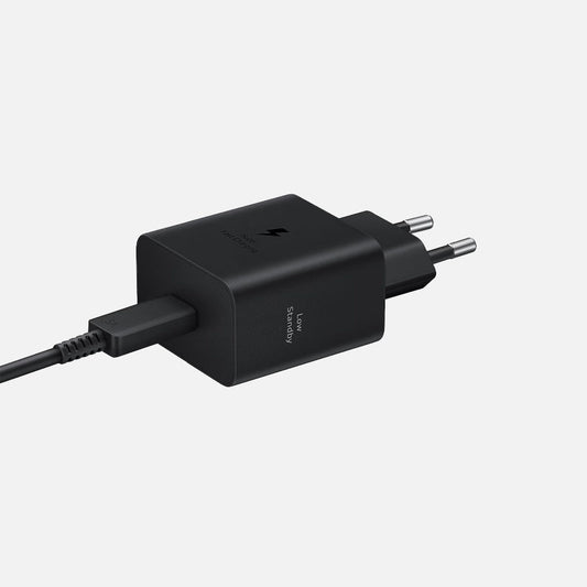 Samsung 2 Pin 45W Fast Charging Travel Adapter with Cable