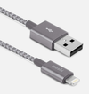 Moshi - Integra™ Lightning to uSb-A Charge/Sync Cable - TitaniumGray