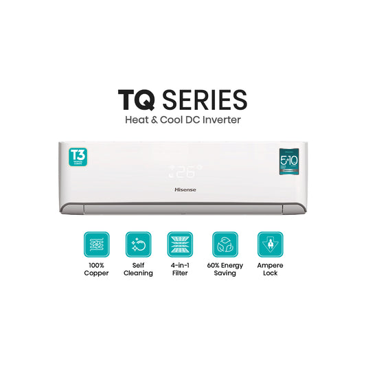 Hisense HC18SRTQ60T3 1.5 Ton Heat & Cool Split Inverter AC