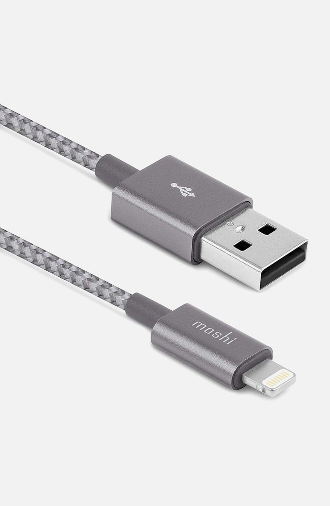 Moshi - Integra™ Lightning to uSb-A Charge/Sync Cable - TitaniumGray - Airkart