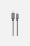 Moshi - Integra™ USB-C Charge/Sync Cable with LightningConnector 1.2 m - Titanium Gray - Airkart