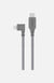 Moshi - Integra USB-C to Lightning Cable with 90-degree Connector5 ft (1.5 m) - Titanium Gray - Airkart